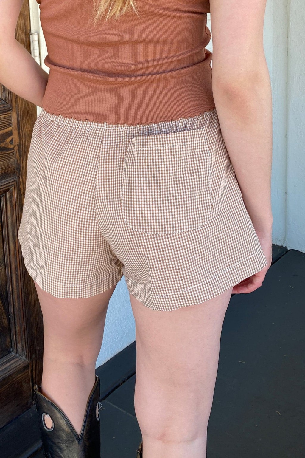 Gingham Boxer Shorts