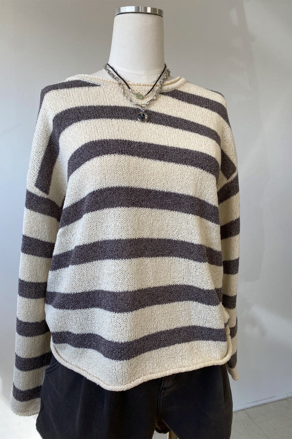 Striped Knit Sweater