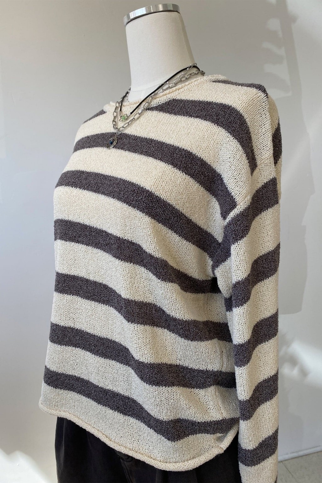 Striped Knit Sweater