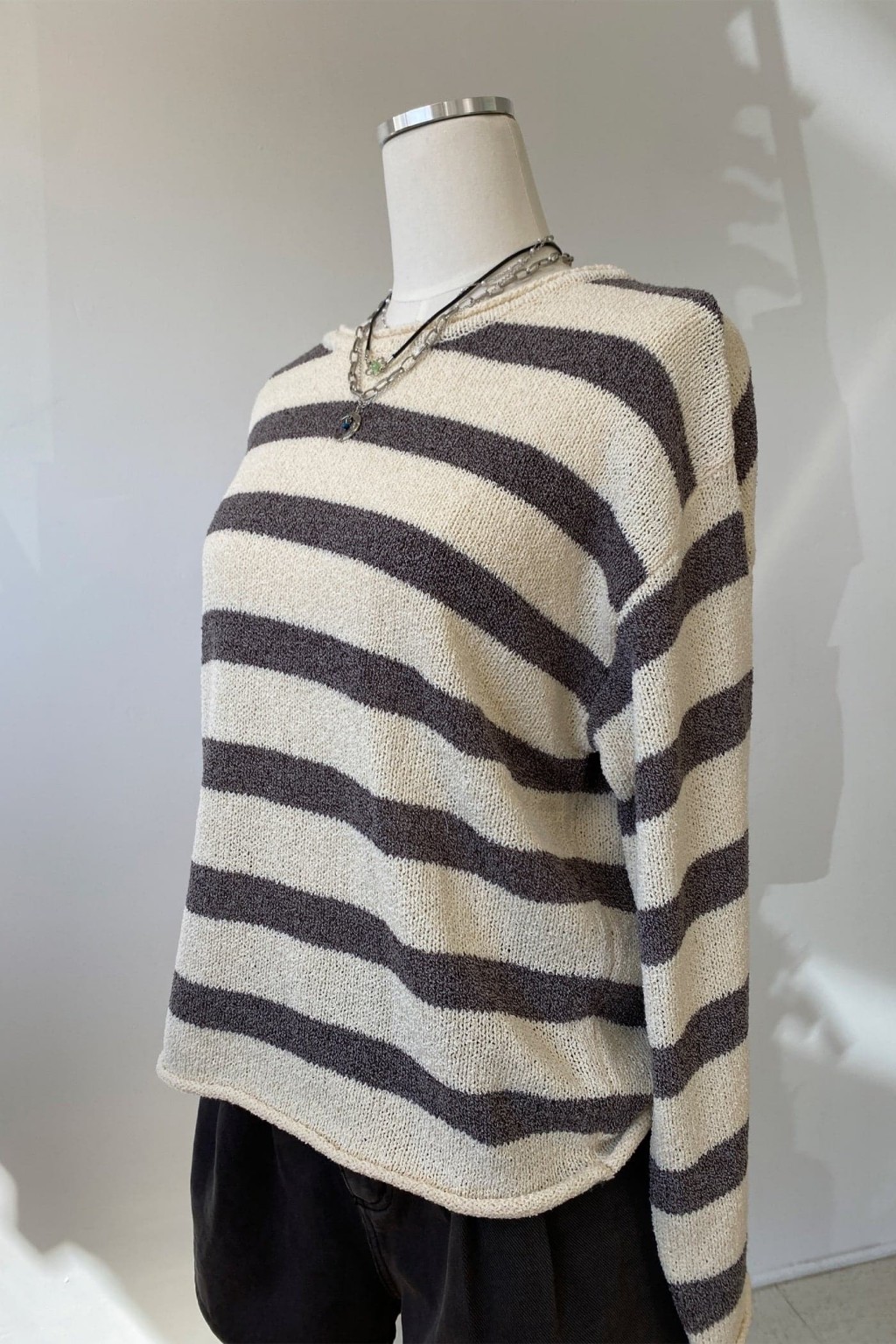 Striped Knit Sweater
