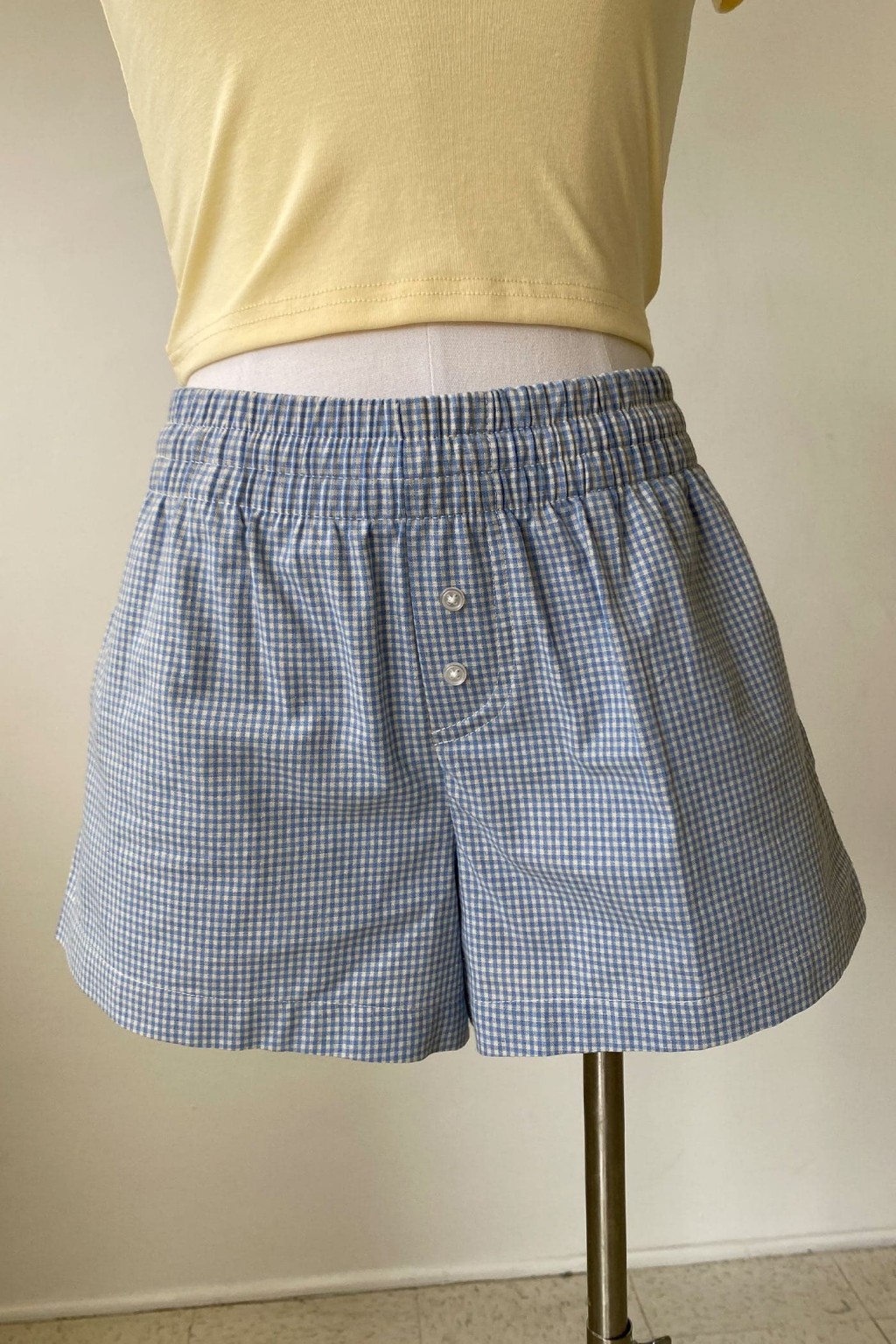 Gingham Boxer Shorts