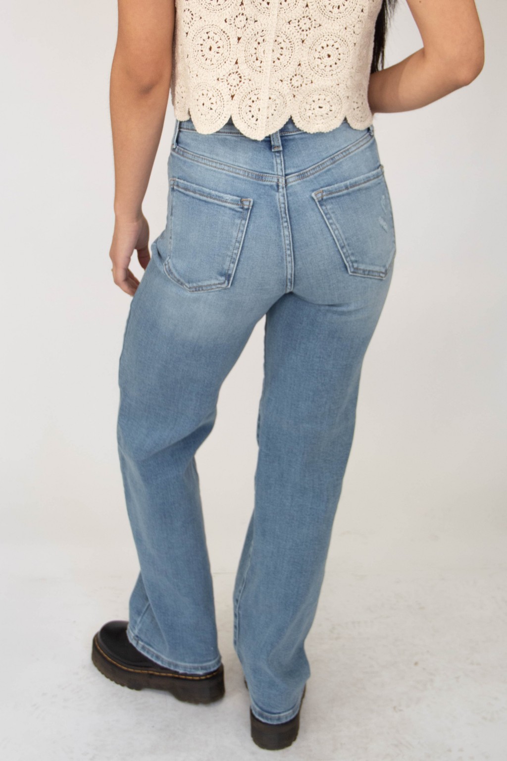 The Hazel High Rise Dad Jeans