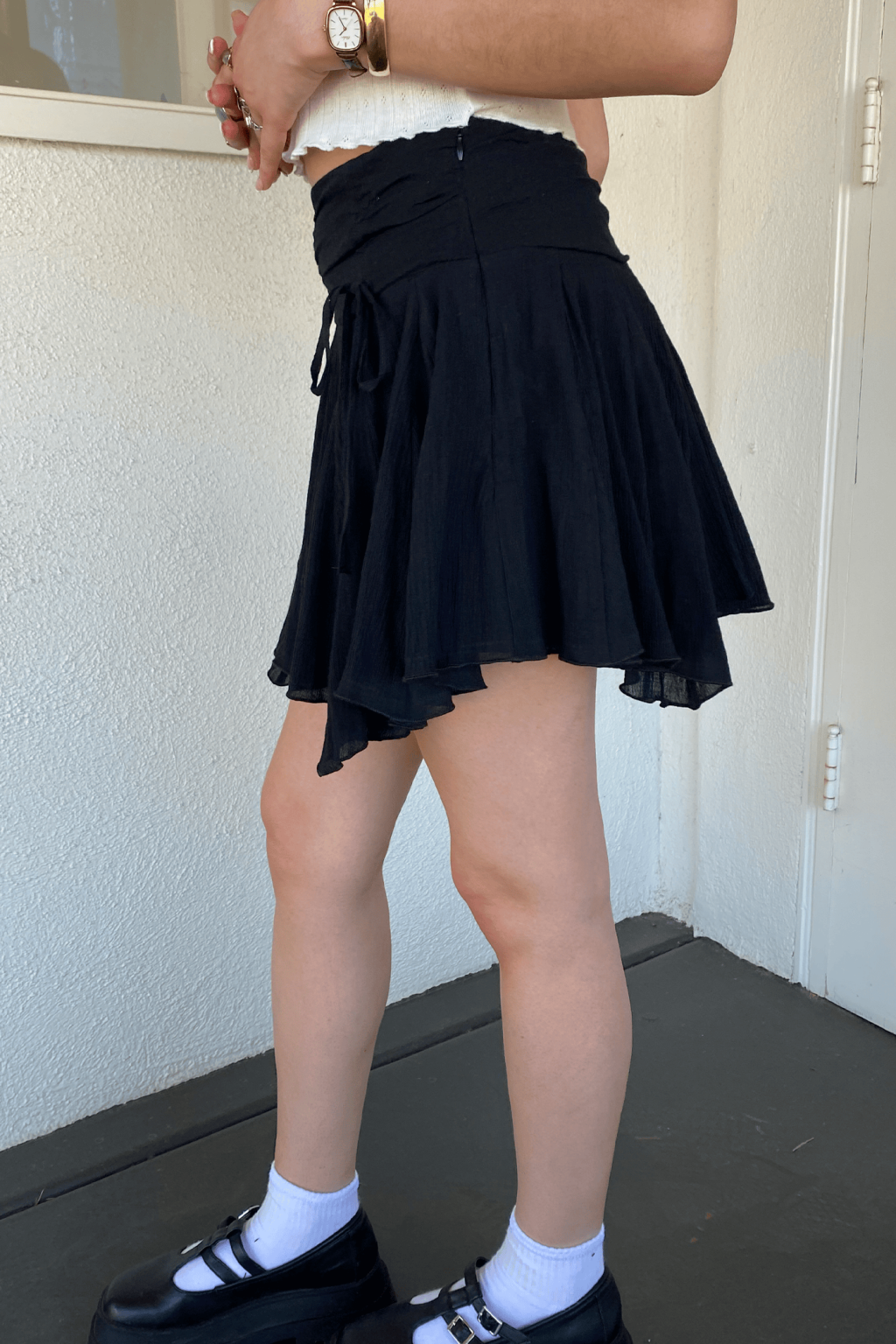 Ruffle Mini Skirt