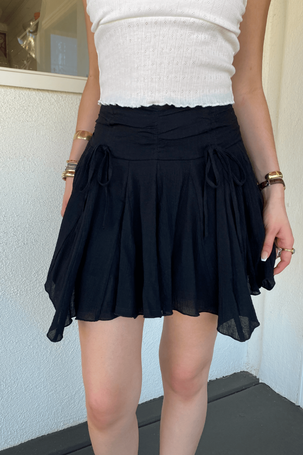 Ruffle Mini Skirt
