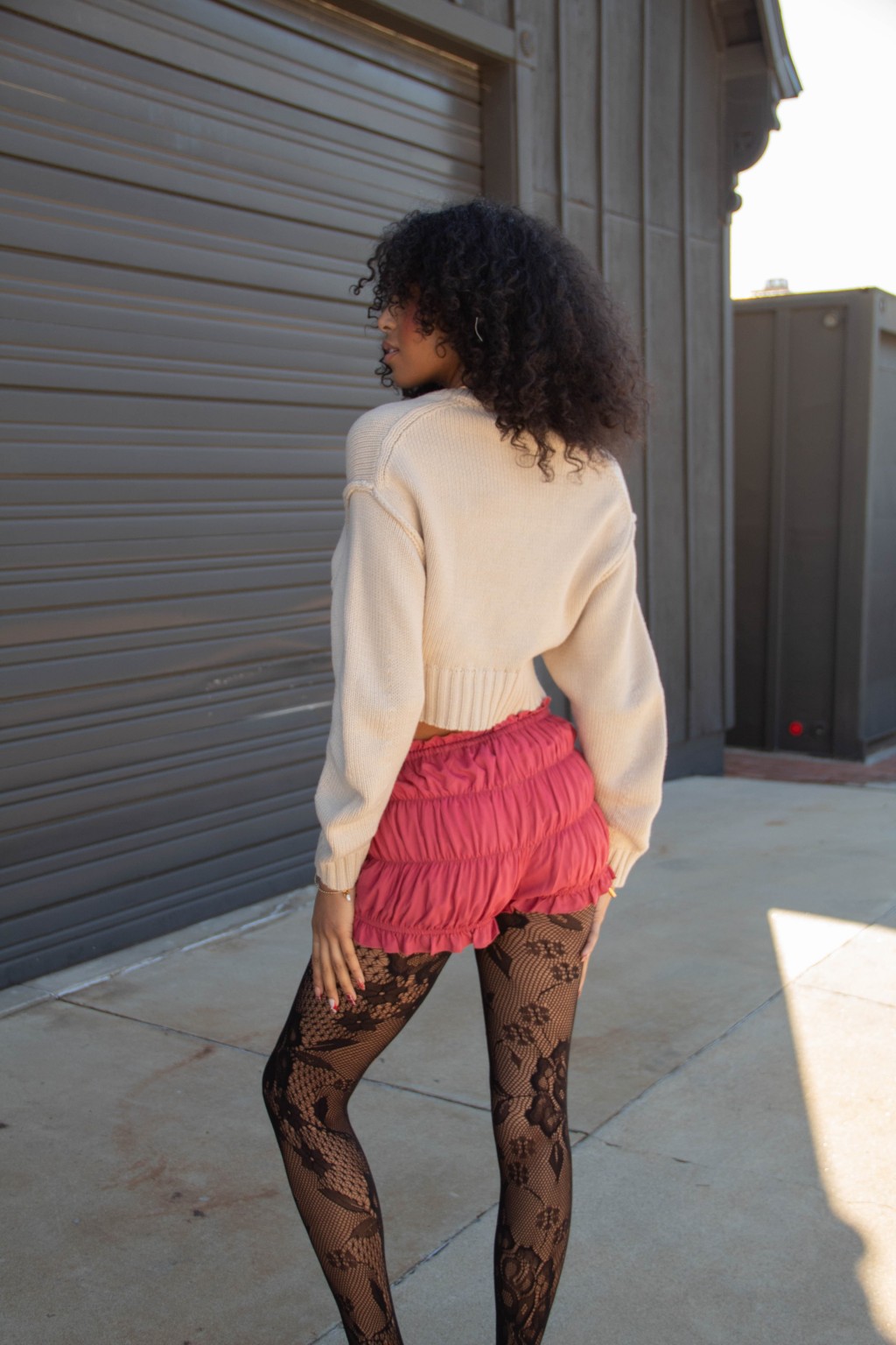 Ruched Bloomer Shorts