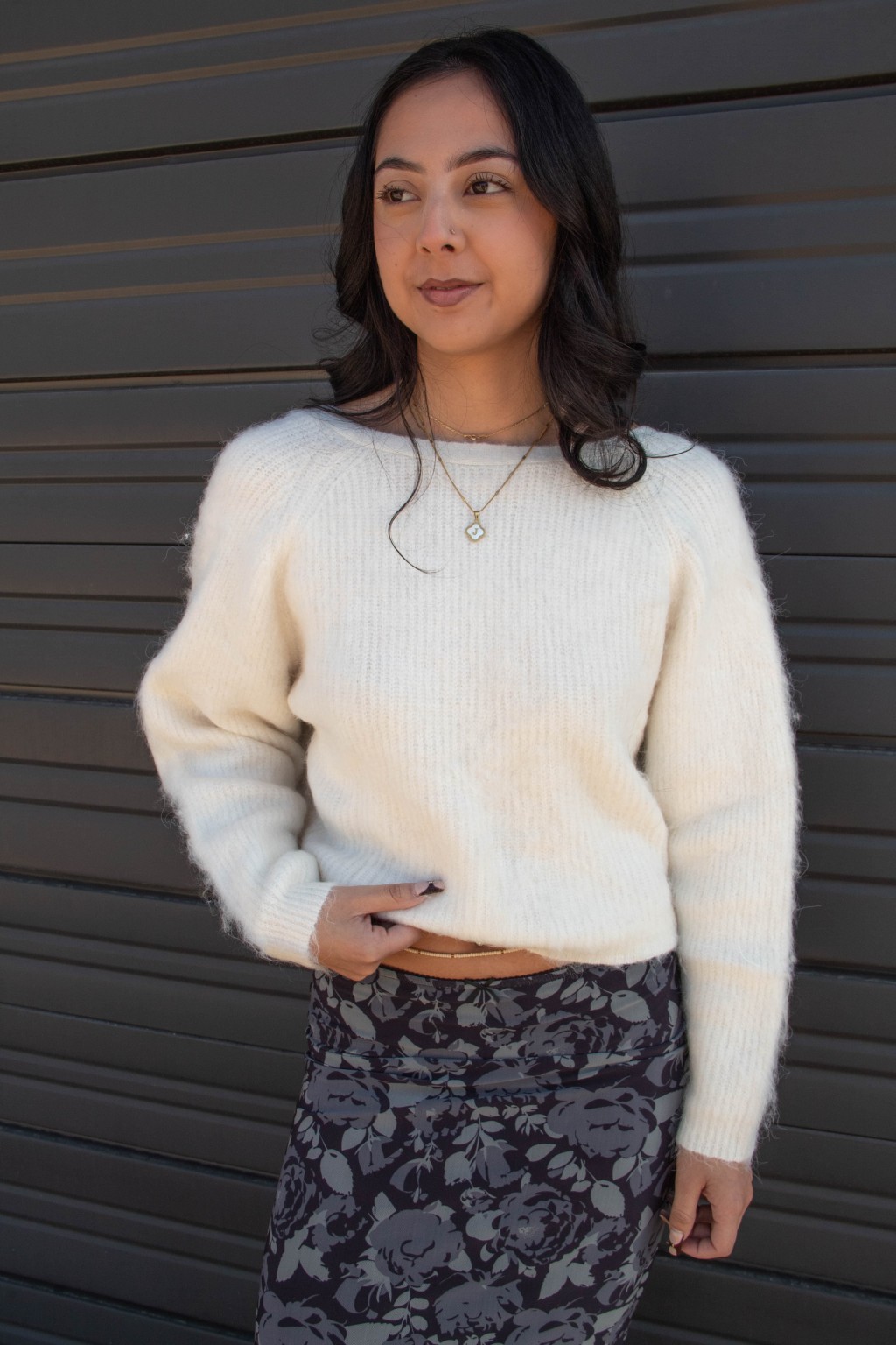 Soft Knit Sweater Featuring Elegant Twist Back Detail for a Feminine Touch