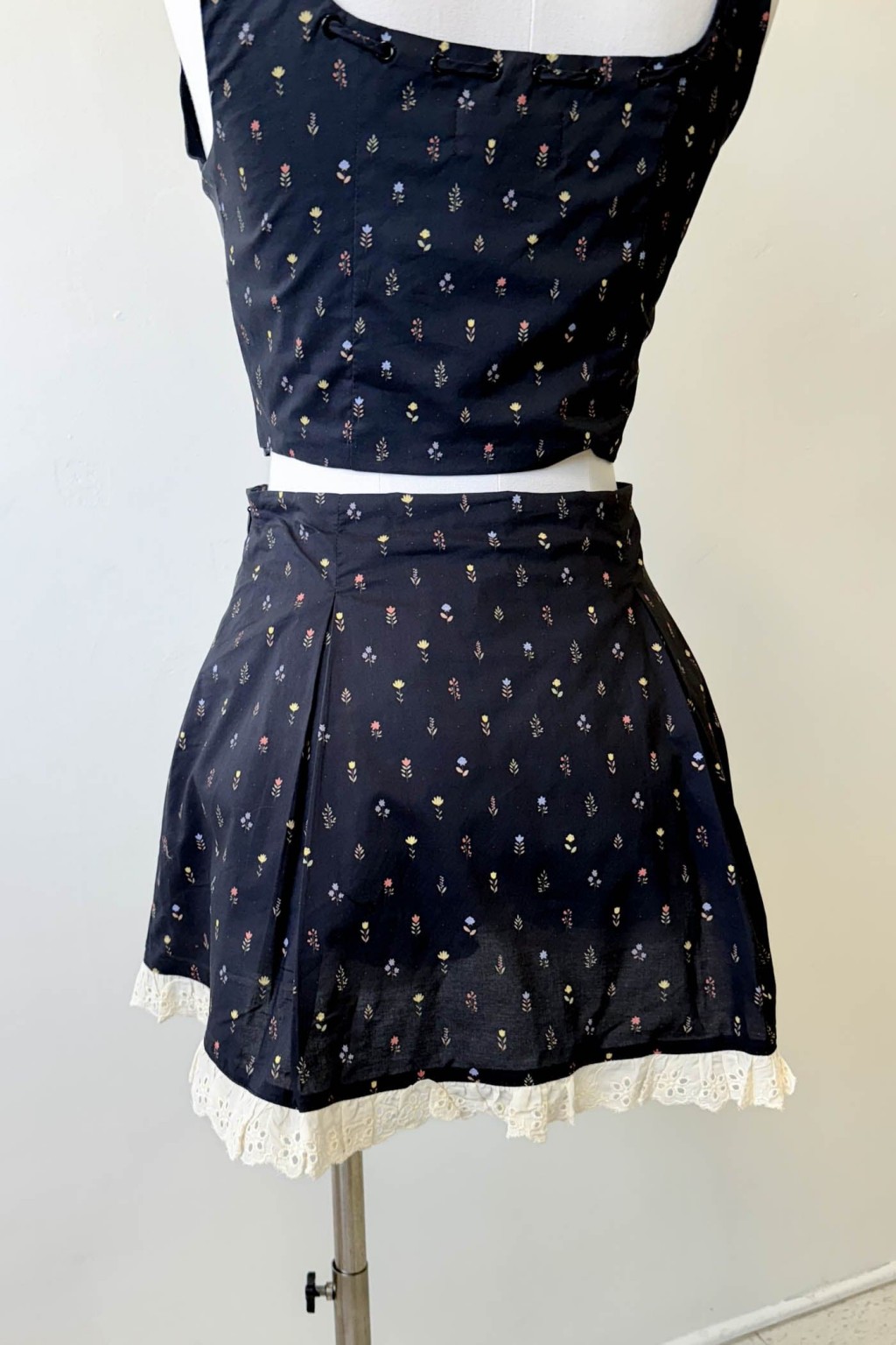 Lacey Layered Mini Skirt