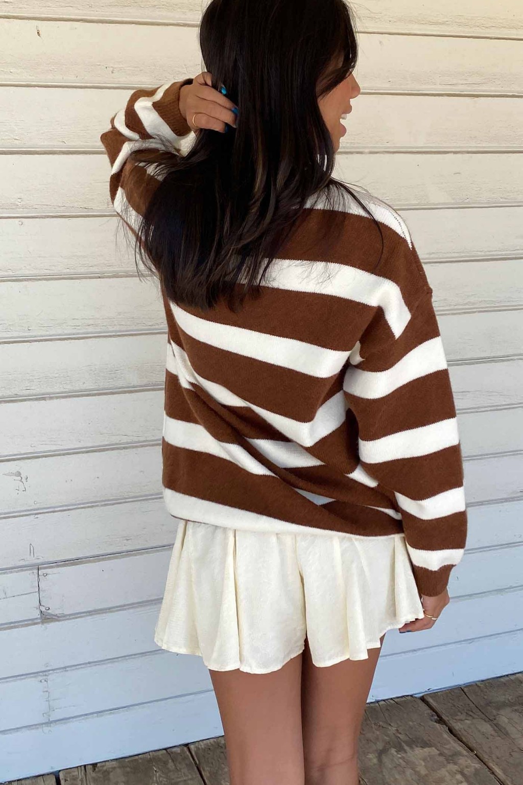 Oversized Striped Sweater