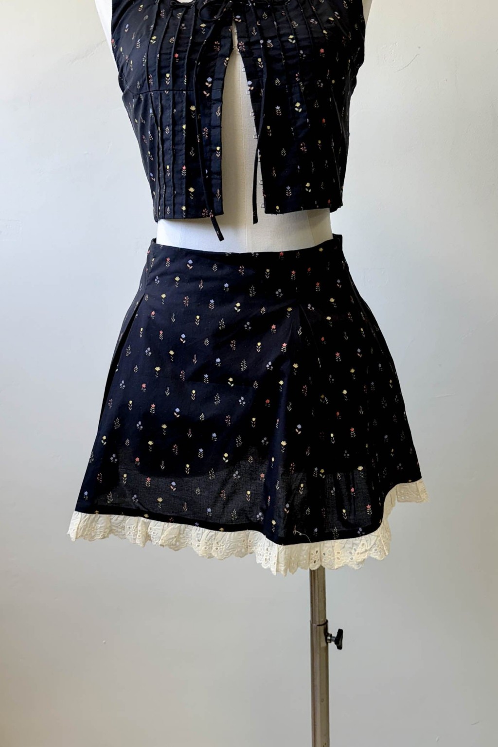 Lacey Layered Mini Skirt