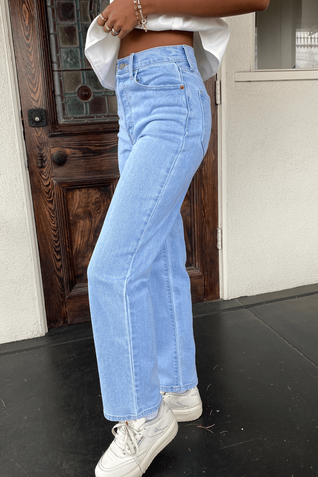 The Hazel Super High Rise Dad Jeans
