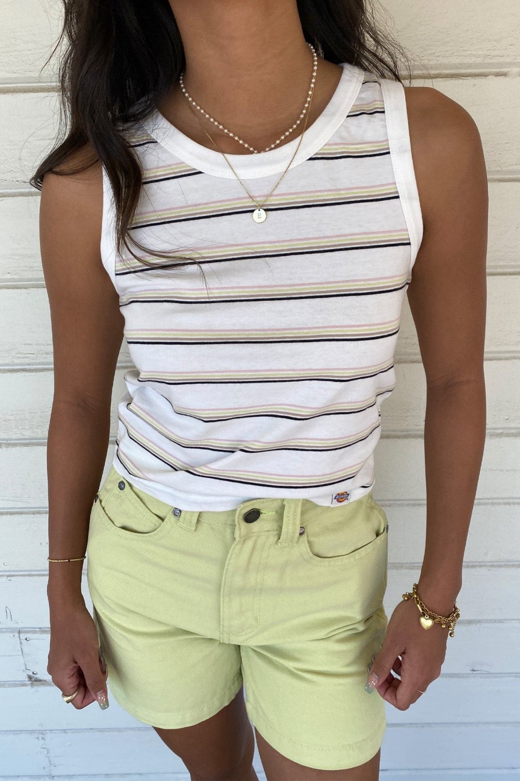 Trendy High-Waisted Denim Shorts with Distressed Details