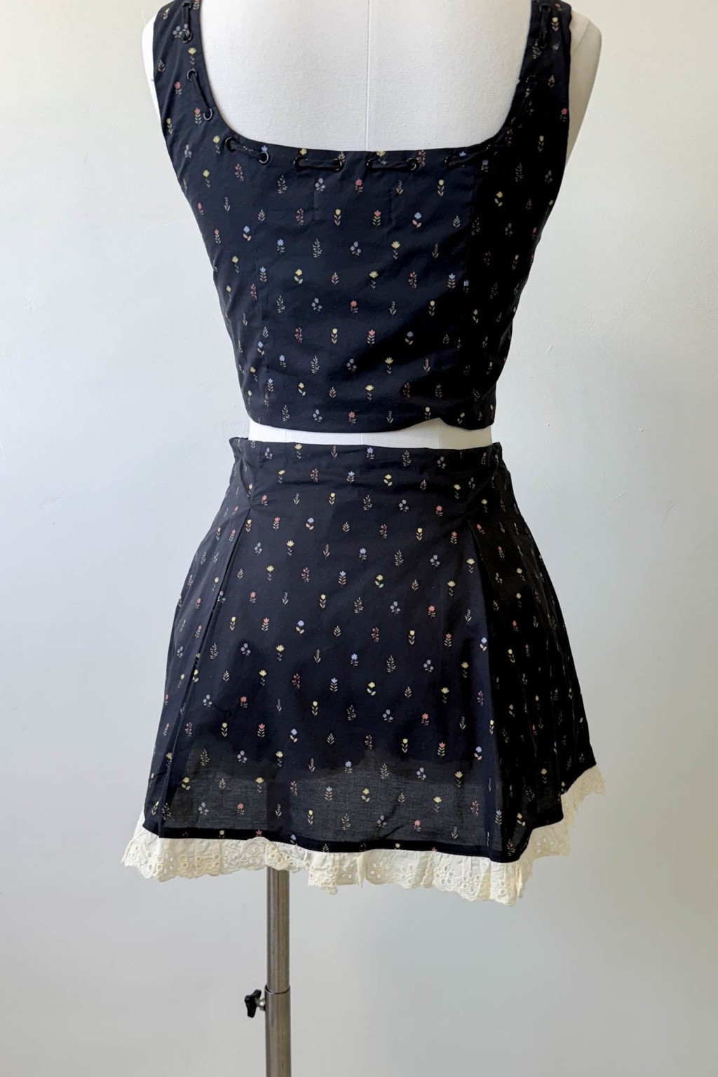 Lacey Layered Mini Skirt